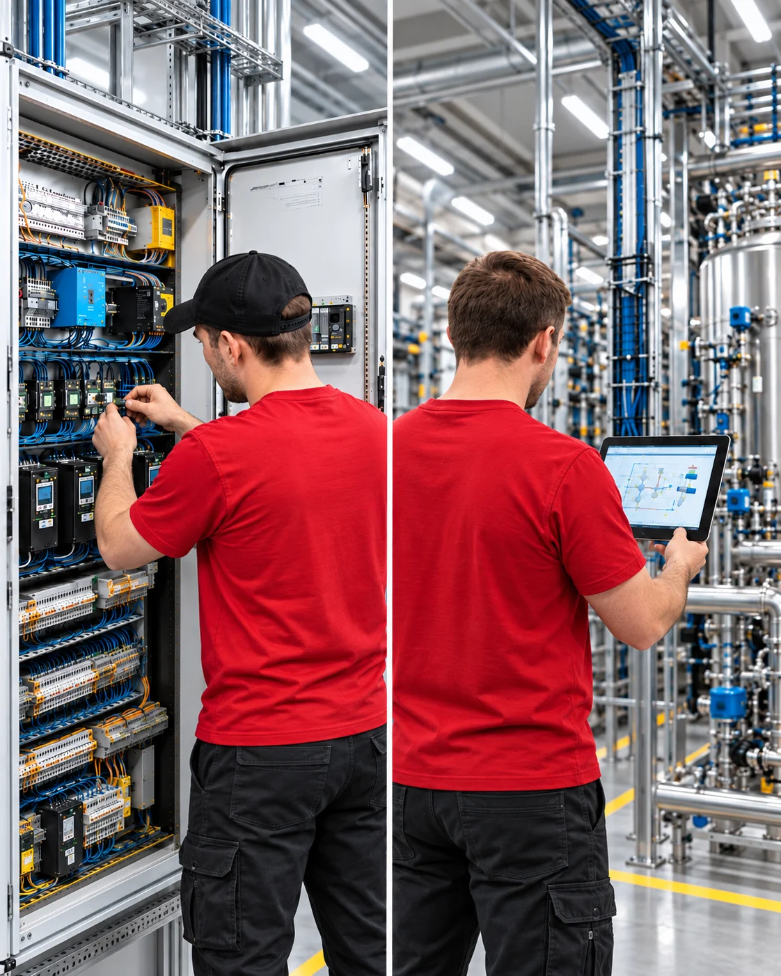 Technische Projektunterstützung bei Elektroinstallation und Programmierung an Industrieanlagen